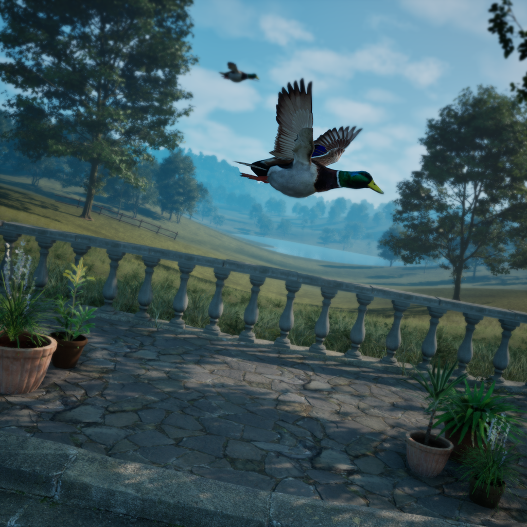 Exemple de cible du mode de jeu Duck Hunt lors d'une partie de Shooters.
